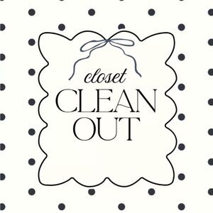 CLOSET CLEAN OUT!!!